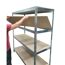 Schwerlast-Steckregal mit 4 Böden à 250 kg Traglast, verzinkt 180 x 160 x 60 cm