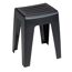 Badhocker 'Kumba' Kunststoff schwarz 38 x 47 x 32 cm