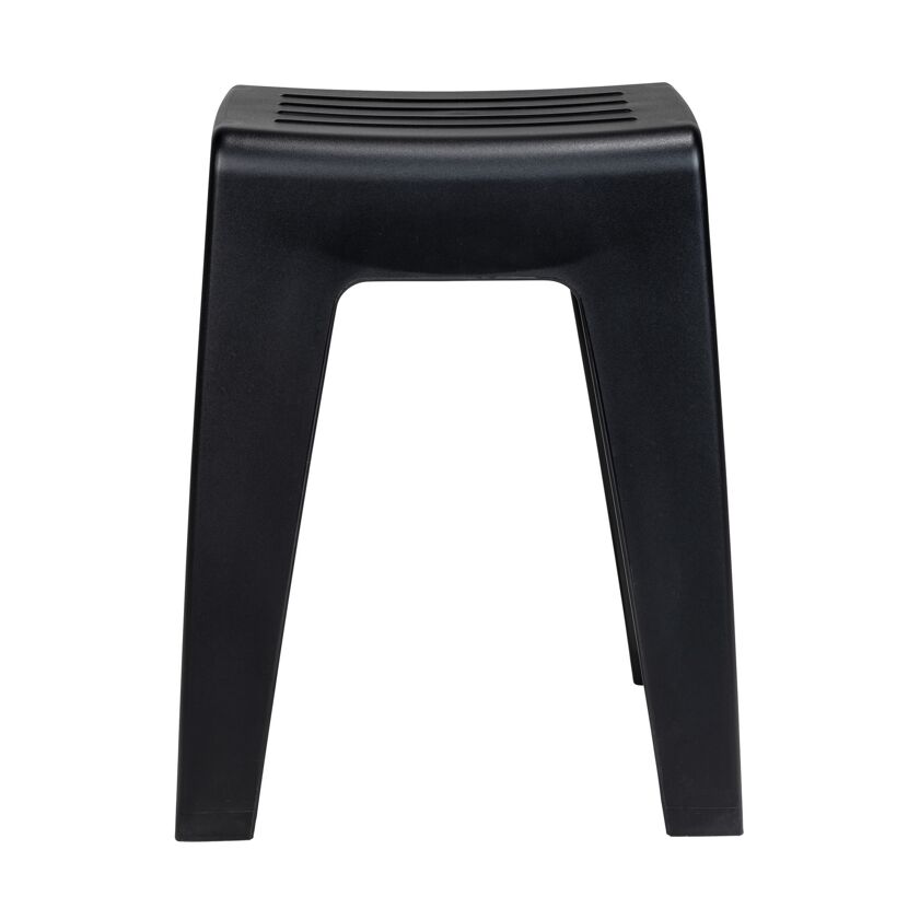 Badhocker 'Kumba' Kunststoff schwarz 38 x 47 x 32 cm
