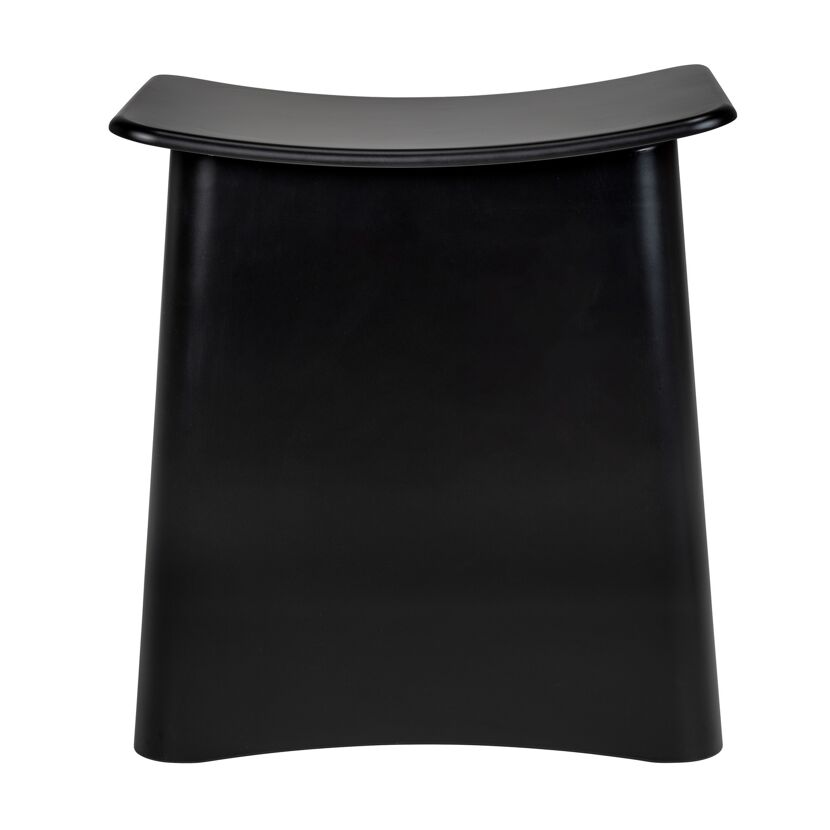 Badhocker mit Wäschesack 'Wing' schwarz 45 x 48 x 33 cm