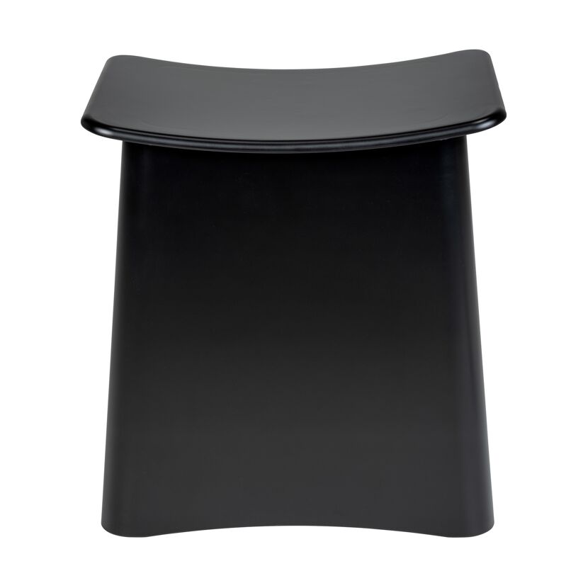 Badhocker mit Wäschesack 'Wing' schwarz 45 x 48 x 33 cm