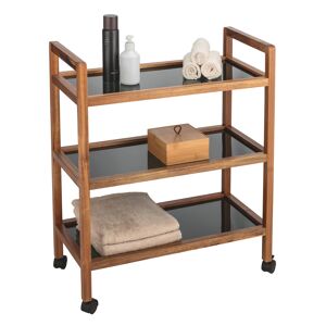 Badregal 'Fondi' Akazienholz braun 65 x 76,5 x 31 cm