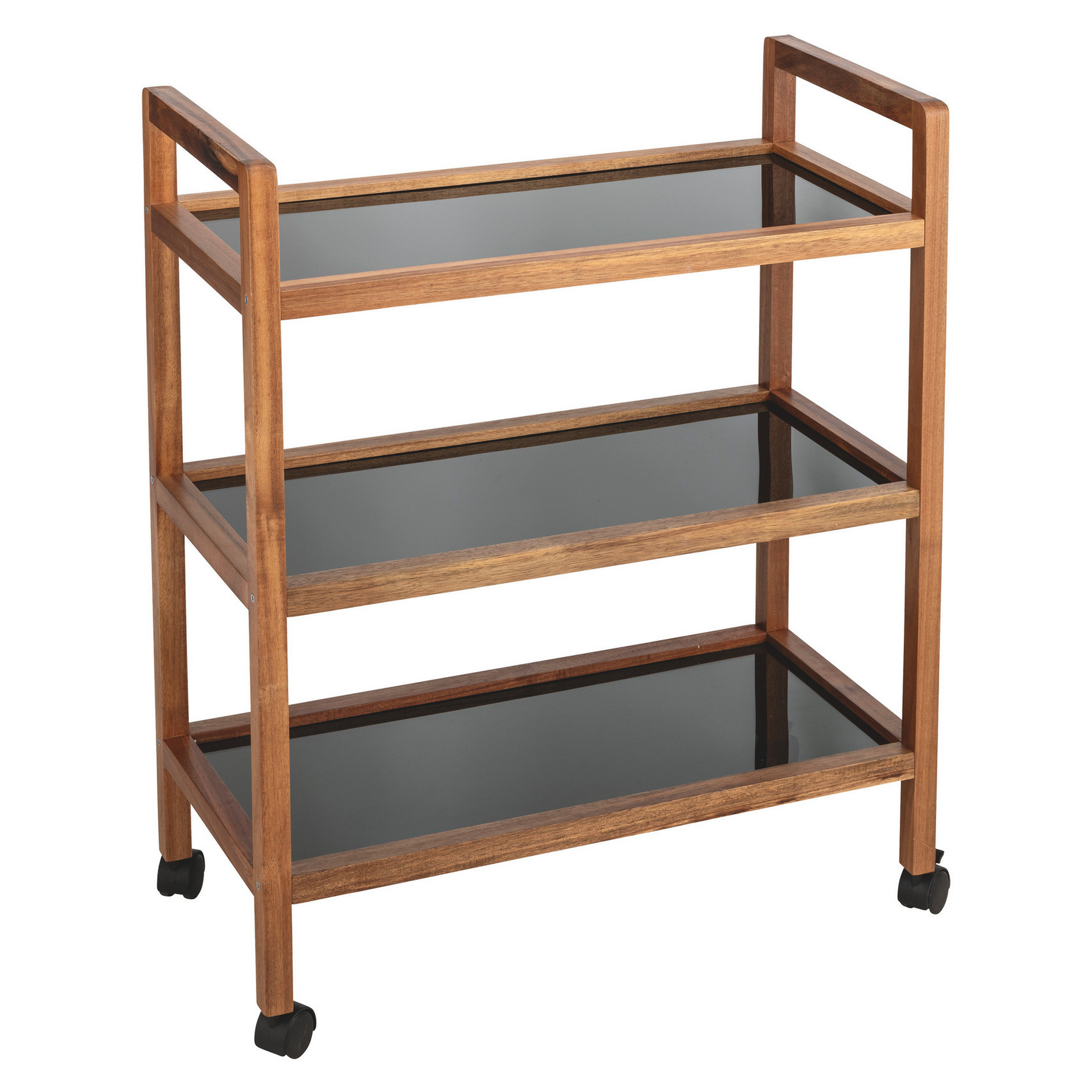 Badregal 'Fondi' Akazienholz braun 65 x 76,5 x 31 cm