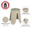 Badhocker 'Comiso' Kunststoff beige matt Ø 44 x 46 cm