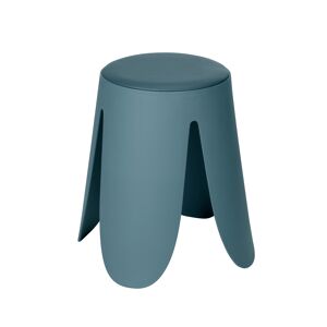 Badhocker 'Comiso' Kunststoff petrol matt Ø 44 x 46 cm