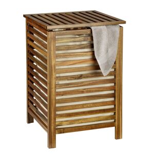 Wäschetruhe 'Fondi' Akazienholz 45 x 65 x 45 cm