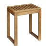 Badhocker 'Fondi' Akazienholz braun 40 x 46 x 30 cm