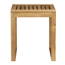 Badhocker 'Fondi' Akazienholz braun 40 x 46 x 30 cm
