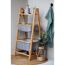 Regal 'Bahari' Polyester braun, grau 44 x 91 x 34 cm