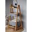 Regal 'Bahari' Polyester braun, grau 44 x 91 x 34 cm