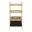 Regal 'Ecori' Polyester braun, schwarz 44 x 93,5 x 33 cm