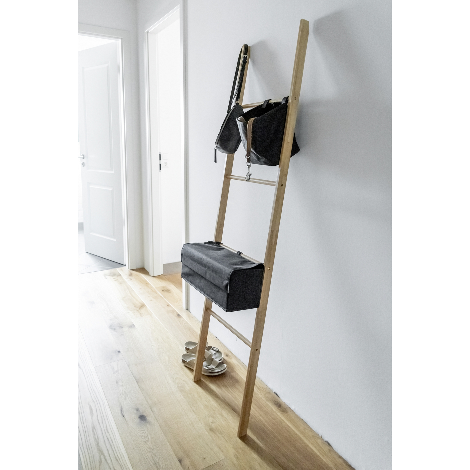 Handtuchleiter 'Ecori' Polyester braun 44 x 170 x 4 cm