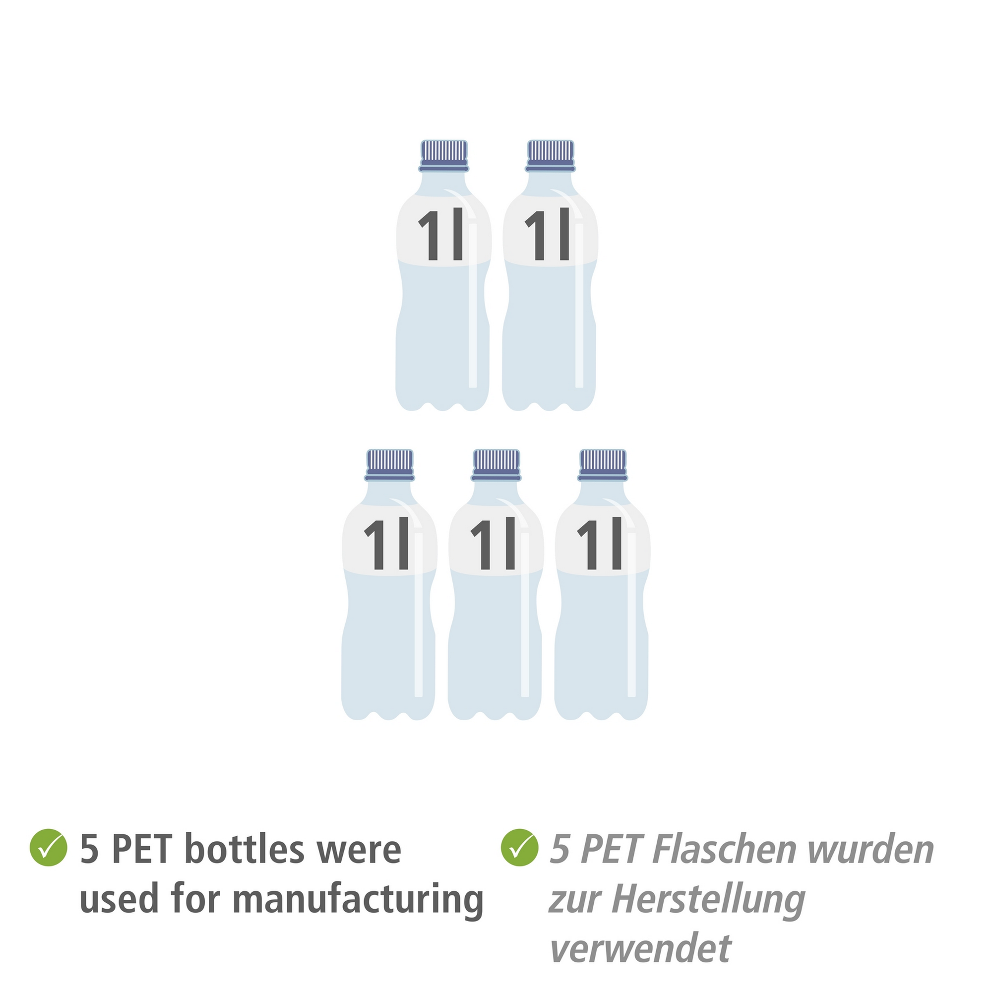 Handtuchleiter 'Ecori' Polyester braun 44 x 170 x 4 cm