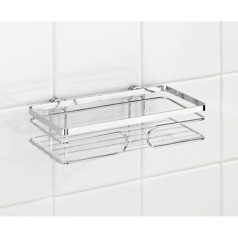 Duschablage 'Premium' Edelstahl glänzend 24 x 6,5 x 13,5 cm