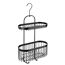 Duschregal 'Classic Plus' Stahl schwarz 26,5 x 47 x 12,5 cm