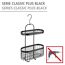 Duschregal 'Classic Plus' Stahl schwarz 26,5 x 47 x 12,5 cm