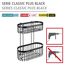 Wandregal 'Classic Plus' Stahl schwarz 26,5 x 33 x 14,5 cm