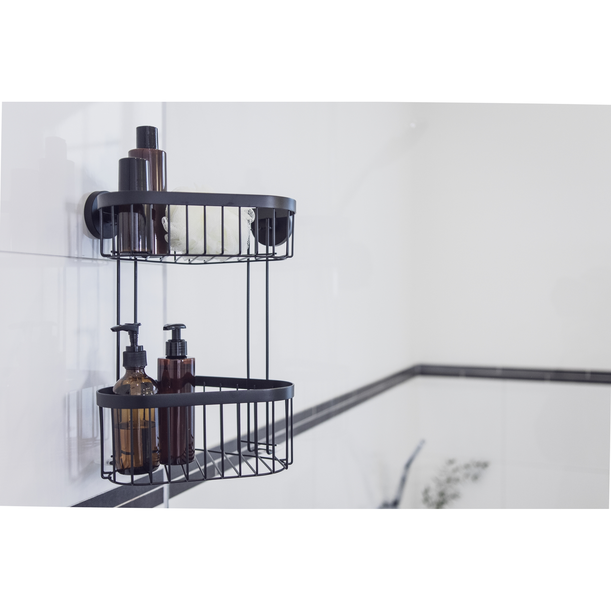 Eckregal 'Classic Plus' Stahl schwarz 23,5 x 33 x 18,5 cm