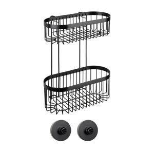 Wandregal 'Classic Plus' Stahl schwarz 26,5 x 33 x 14,5 cm