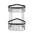 Eckregal 'Classic Plus' Stahl schwarz 23,5 x 33 x 18,5 cm