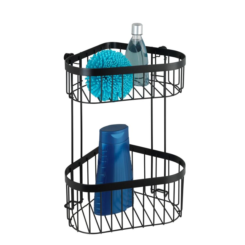 Eckregal 'Classic Plus' Stahl schwarz 23,5 x 33 x 18,5 cm