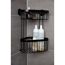 Eckregal 'Classic Plus' Stahl schwarz 23,5 x 33 x 18,5 cm