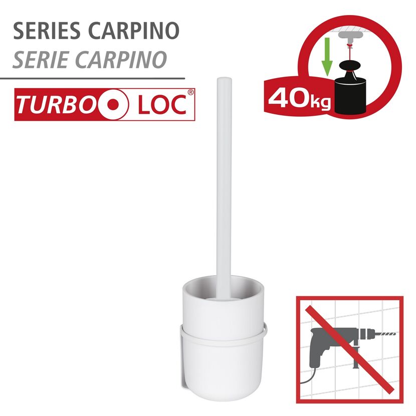 WC-Garnitur 'Carpino' Polystyrol weiß