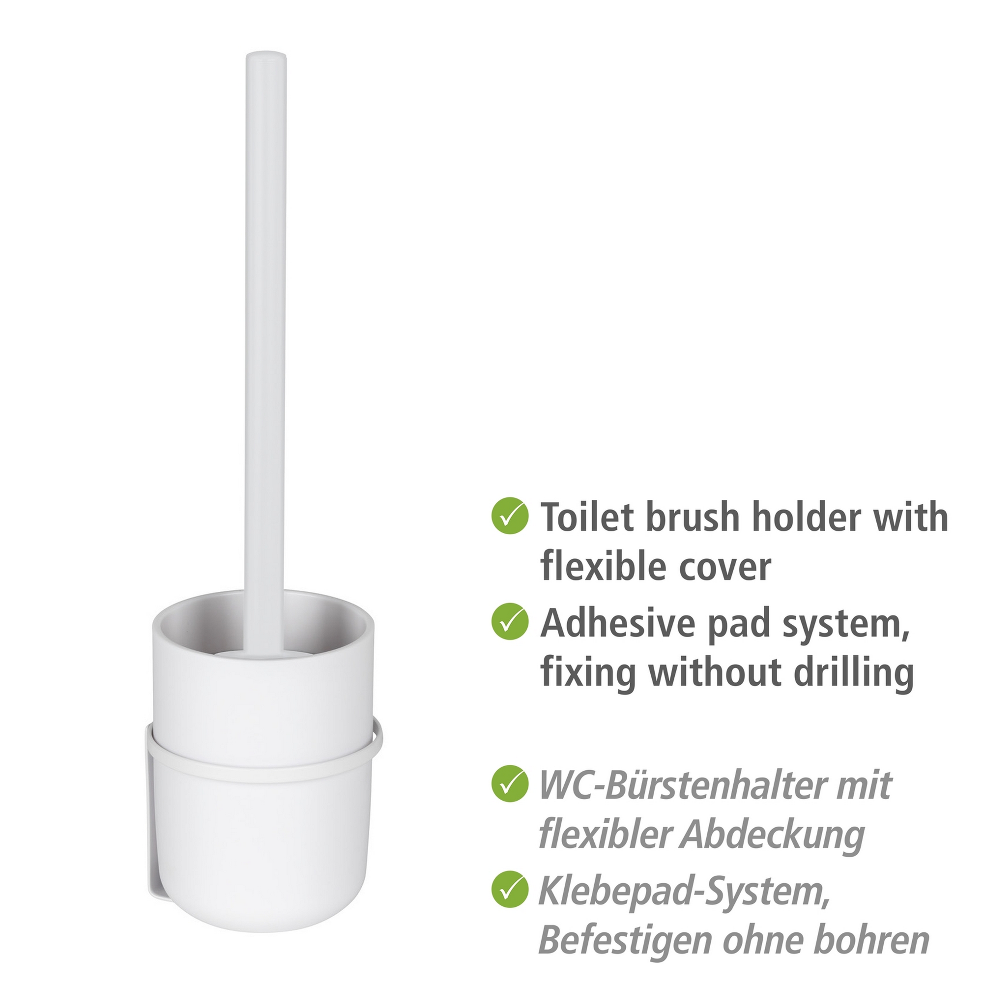 WC-Garnitur 'Carpino' Polystyrol weiß