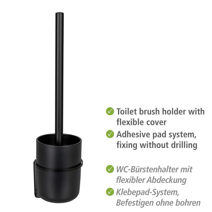 WC-Garnitur 'Carpino' Polystyrol schwarz