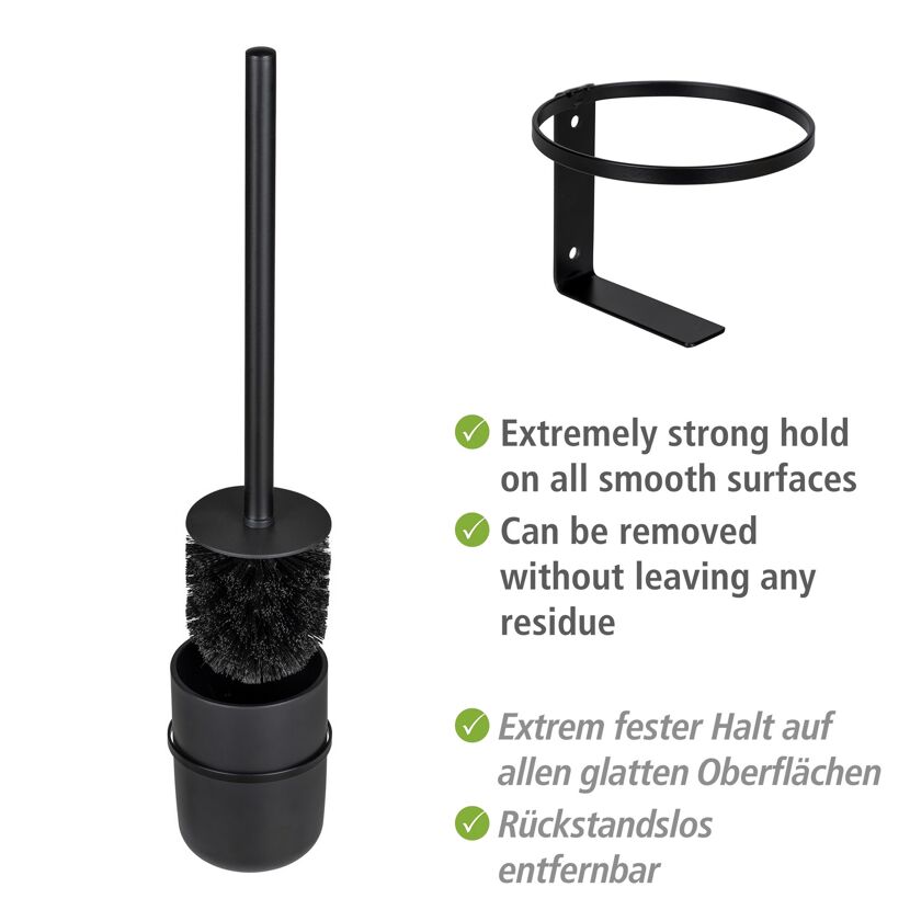 WC-Garnitur 'Carpino' Polystyrol schwarz