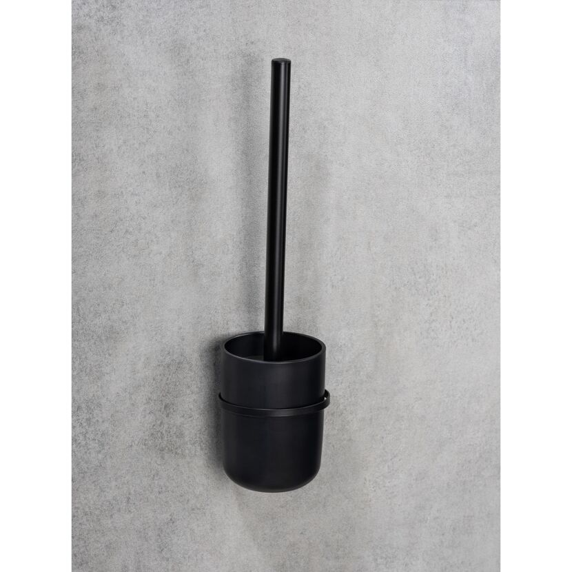 WC-Garnitur 'Carpino' Polystyrol schwarz