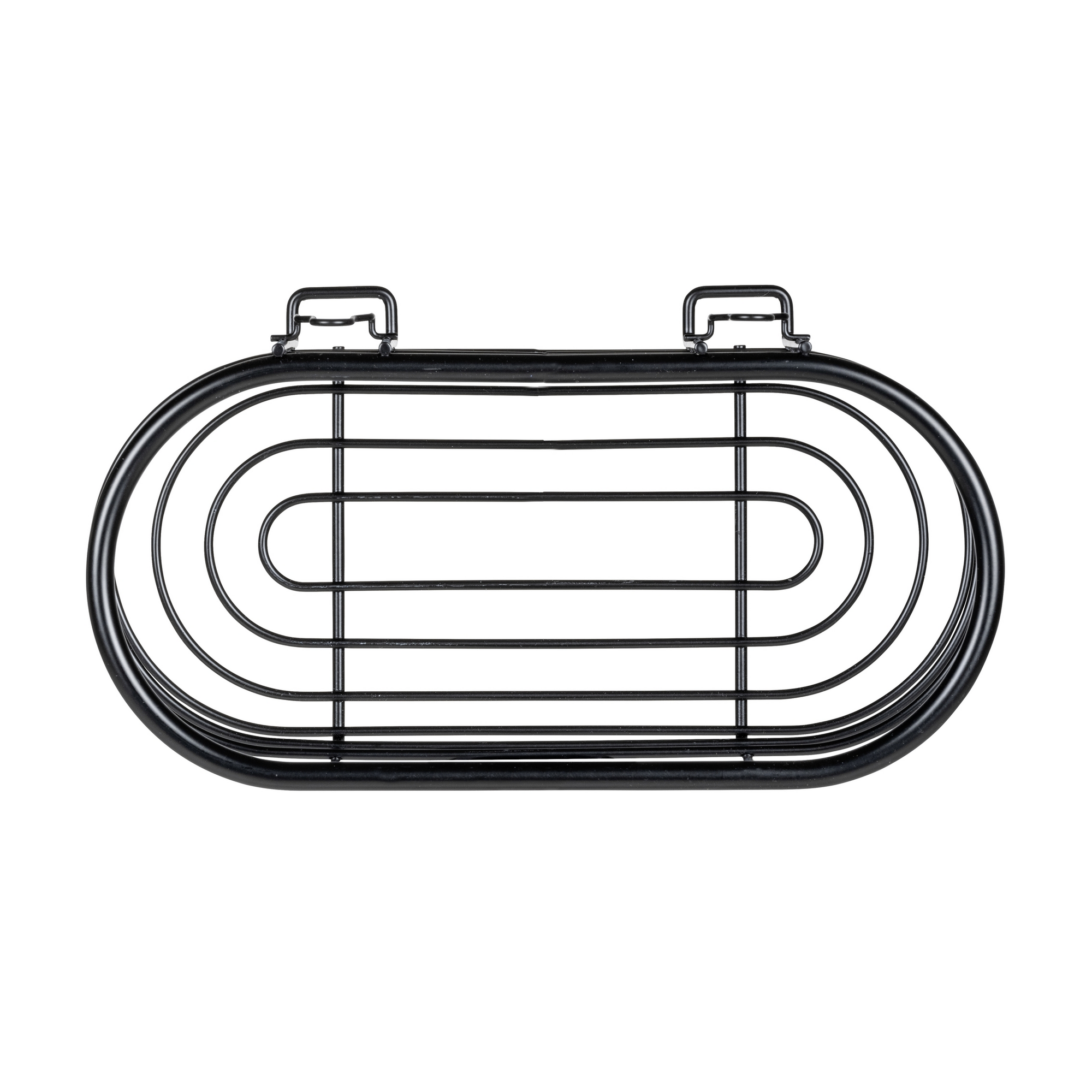 Duschablage 'Trestina' Edelstahl schwarz 26 x 10,5 x 14 cm