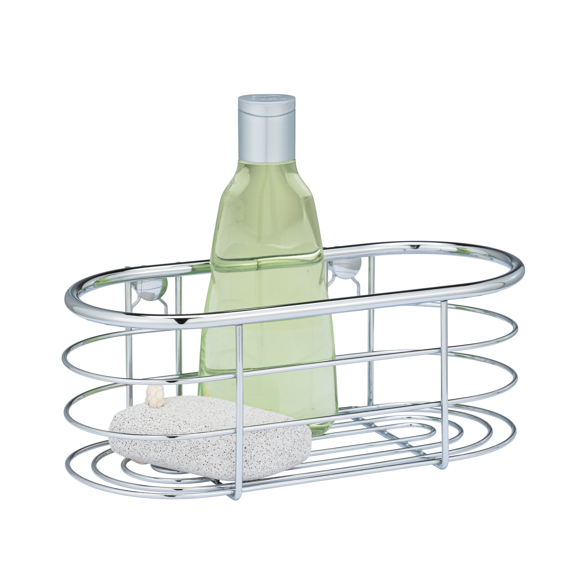 Duschablage 'Trestina' Edelstahl glänzend 26 x 10,5 x 14 cm