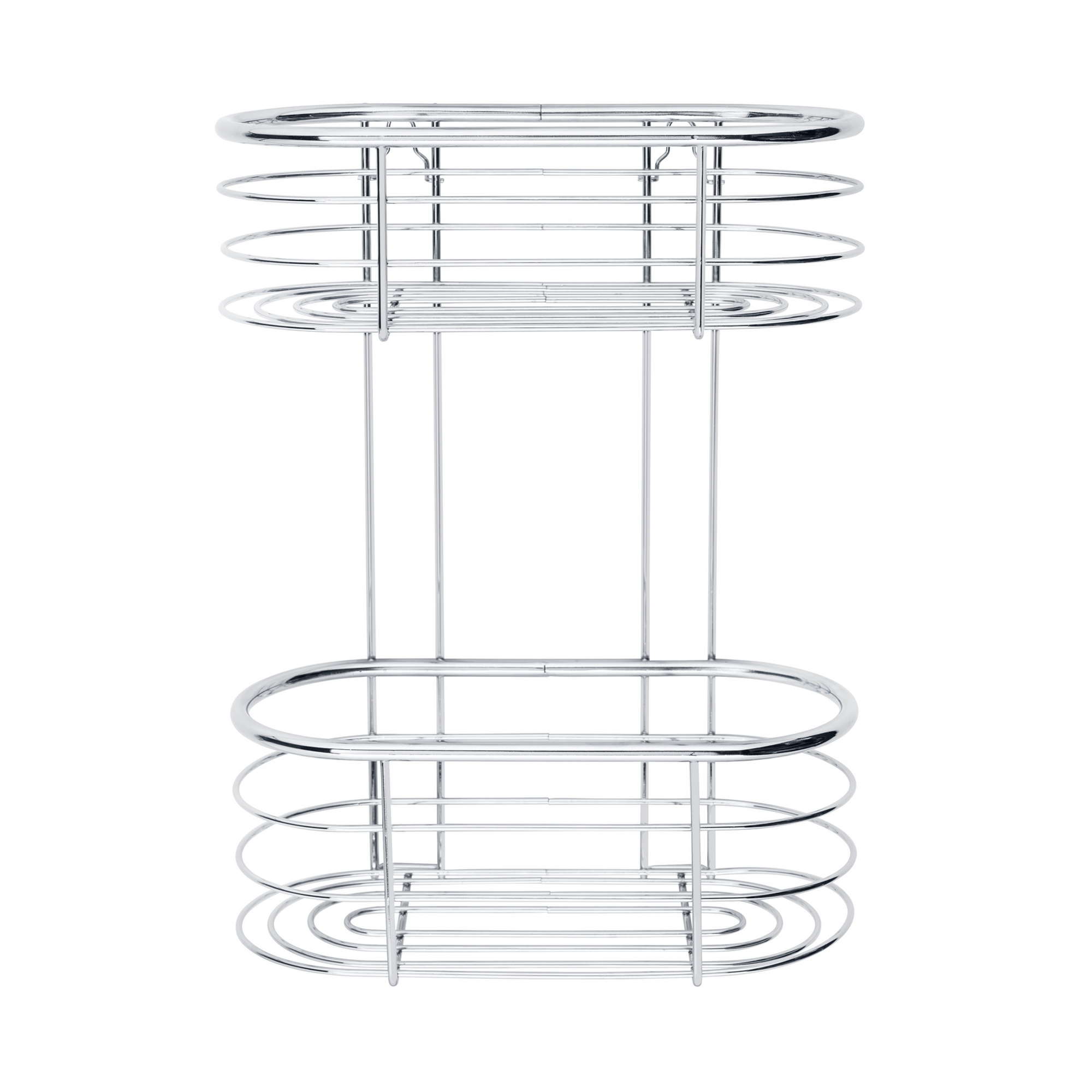 Wandregal 'Trestina' Edelstahl glänzend 26 x 35 x 14 cm