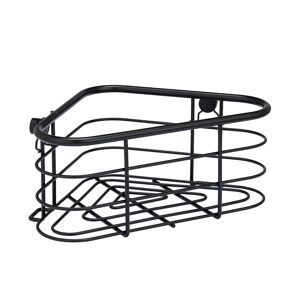 Eckablage 'Trestina' Edelstahl schwarz 25 x 10,5 x 16,5 cm