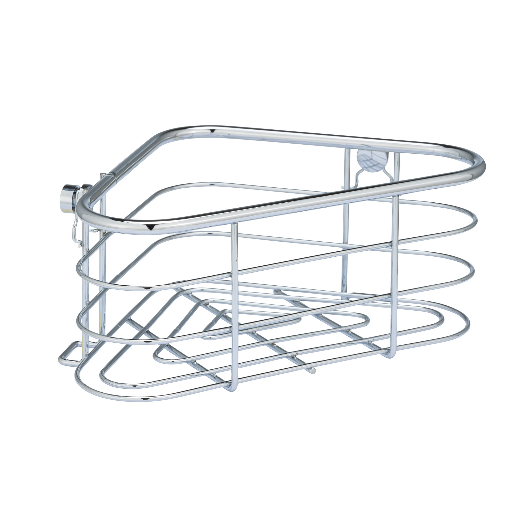 Eckablage 'Trestina' Edelstahl glänzend 25 x 10,5 x 16,5 cm