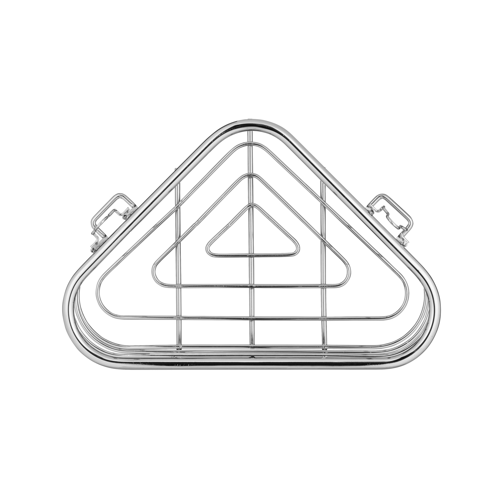 Eckablage 'Trestina' Edelstahl glänzend 25 x 10,5 x 16,5 cm