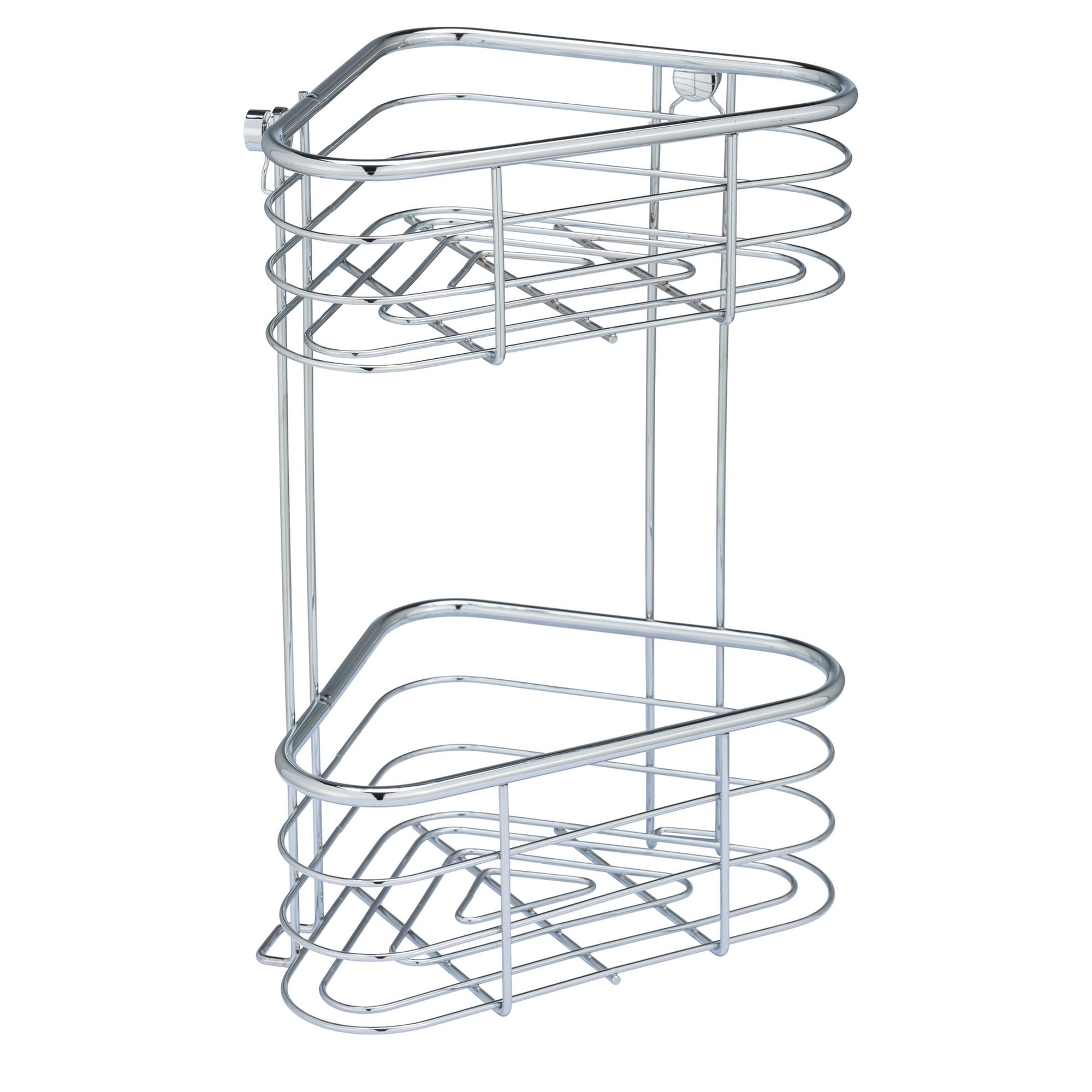 Eckregal 'Trestina' Edelstahl glänzend 25 x 35 x 16,5 cm