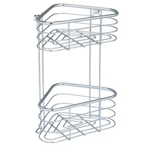 Eckregal 'Trestina' Edelstahl glänzend 25 x 35 x 16,5 cm