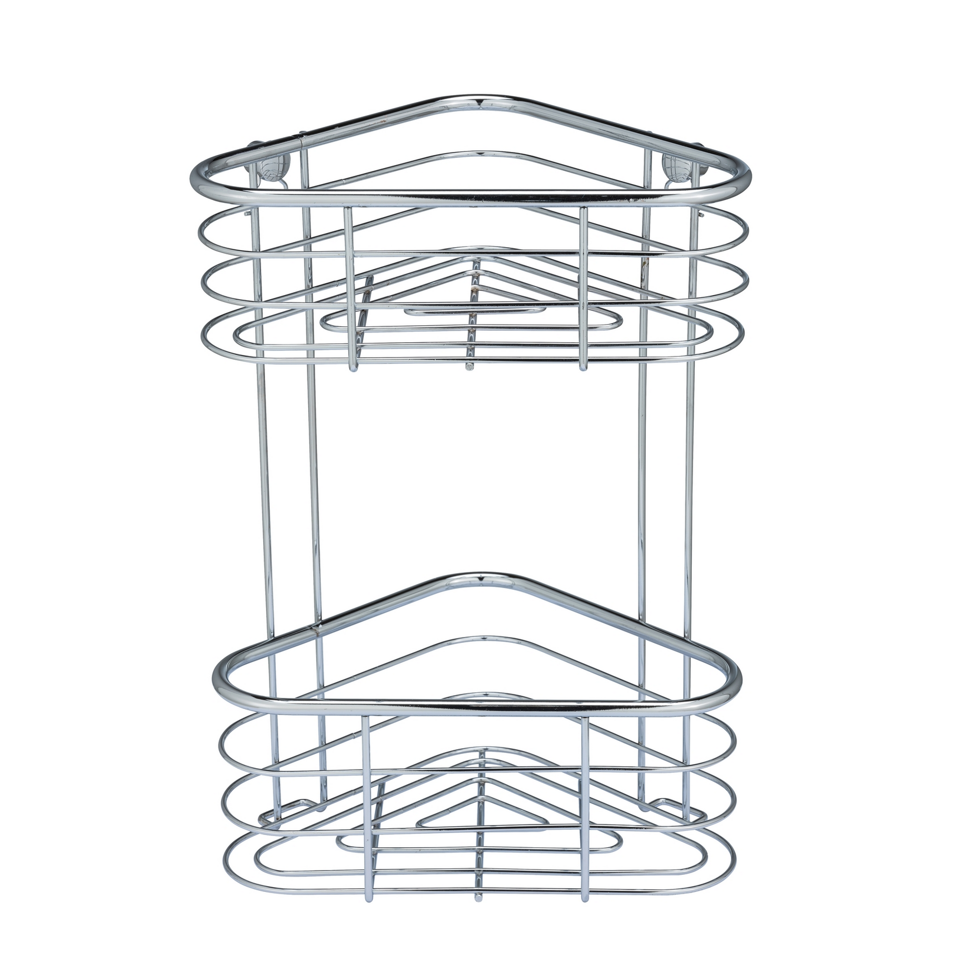 Eckregal 'Trestina' Edelstahl glänzend 25 x 35 x 16,5 cm