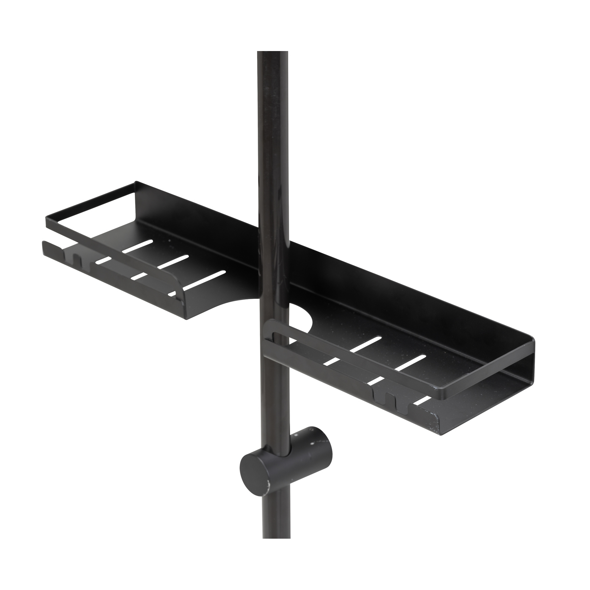 Duschregal 'Altarella' Edelstahl schwarz 45 x 4 x 10,5 cm