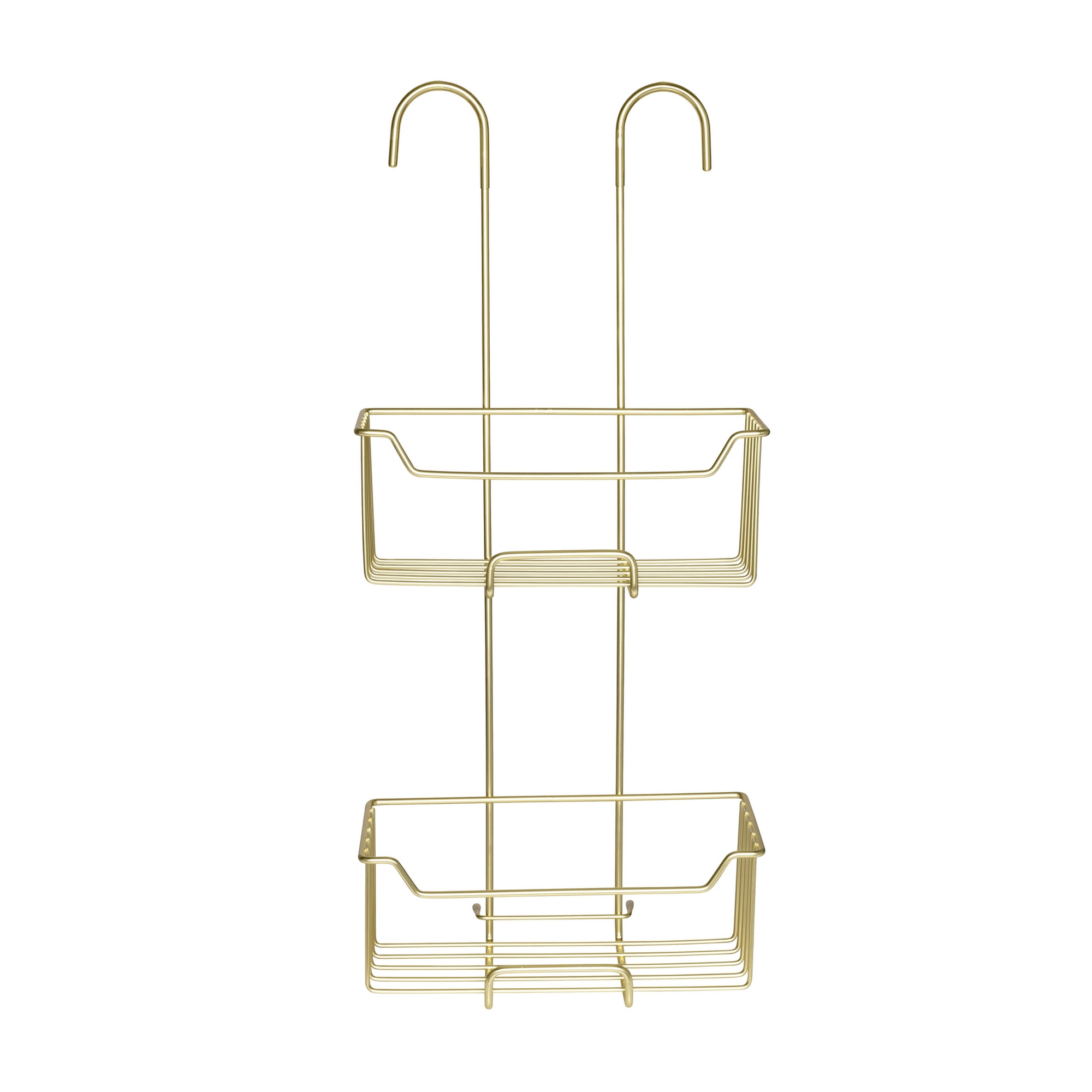 Duschregal 'Milo' Edelstahl goldfarben 25 x 55 x 14 cm