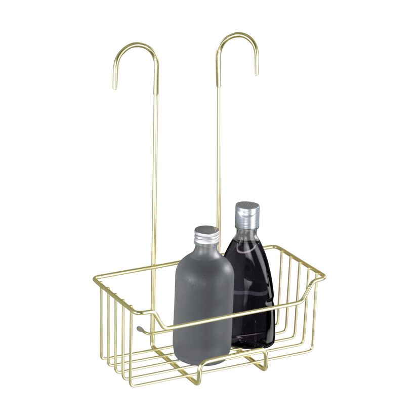 Duschregal 'Milo' Edelstahl goldfarben 25 x 36 x 14 cm