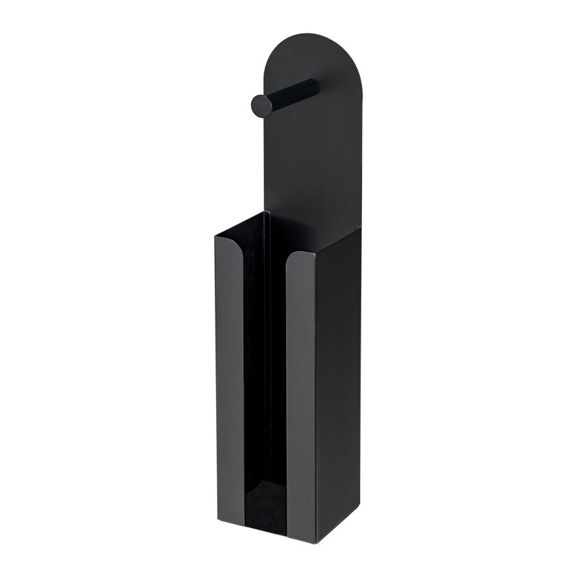 Toilettenpapierhalter 'Agira' Stahl schwarz