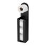 Toilettenpapierhalter 'Agira' Stahl schwarz