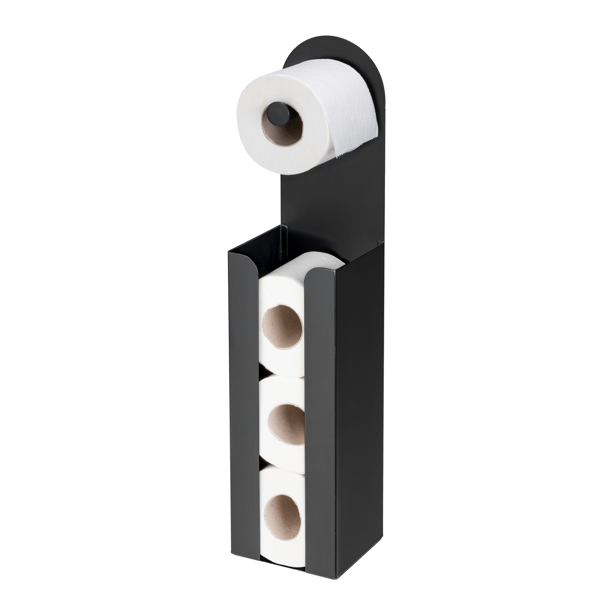 Toilettenpapierhalter 'Agira' Stahl schwarz