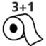 Toilettenpapierhalter 'Agira' Stahl schwarz