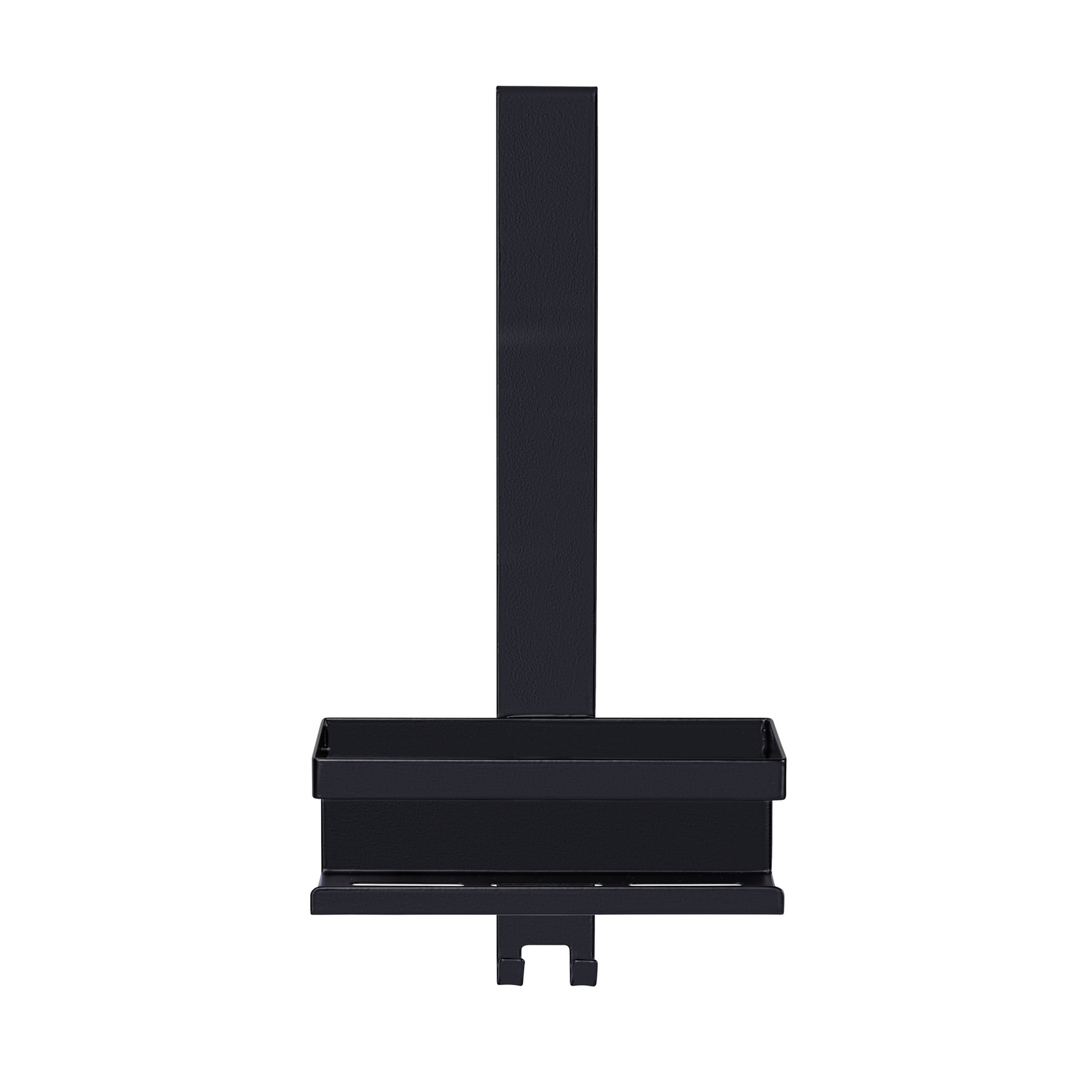 Duschregal 'Bribano' Edelstahl schwarz 23 x 44,5 x 18 cm