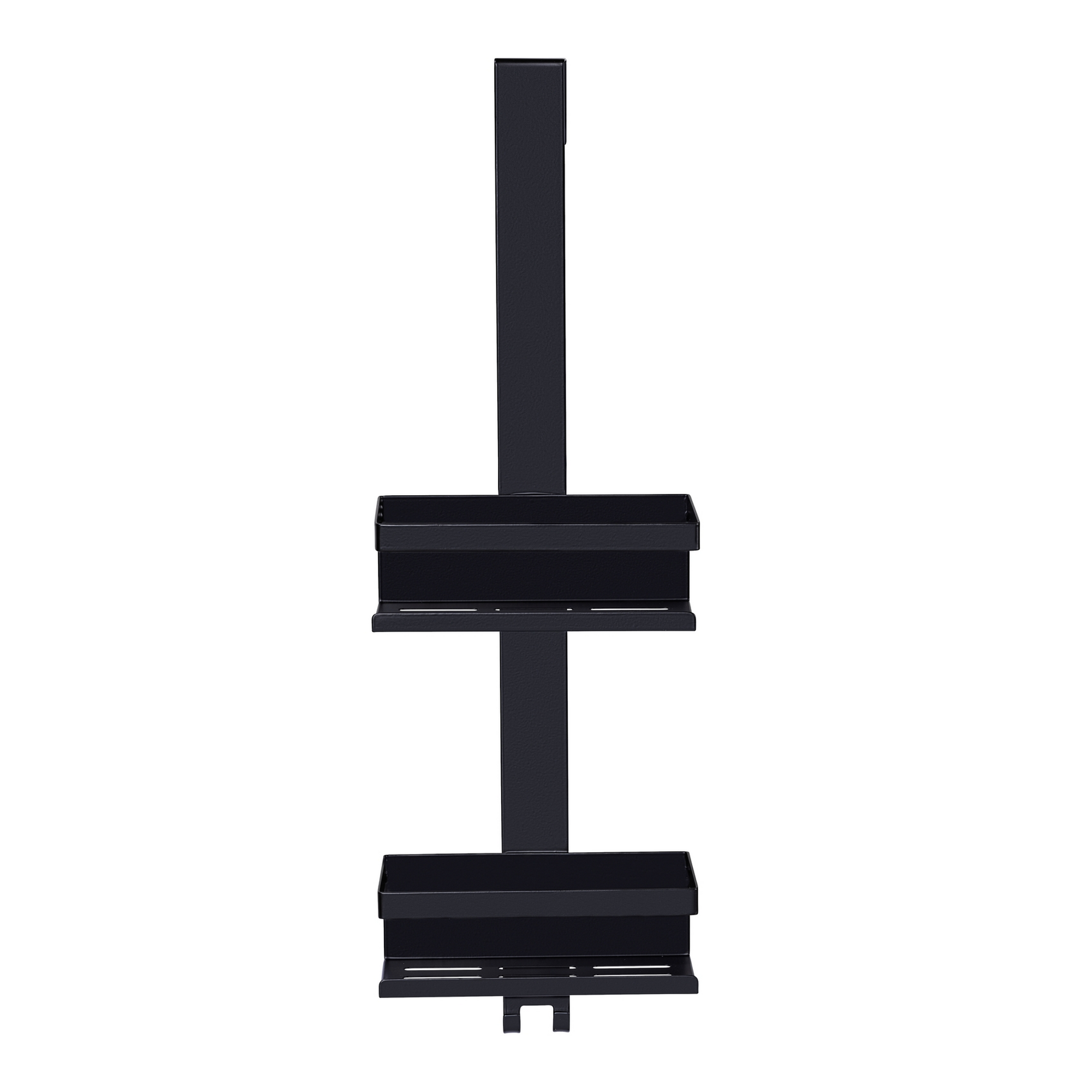 Duschregal 'Bribano' Edelstahl schwarz 23 x 71 x 18 cm