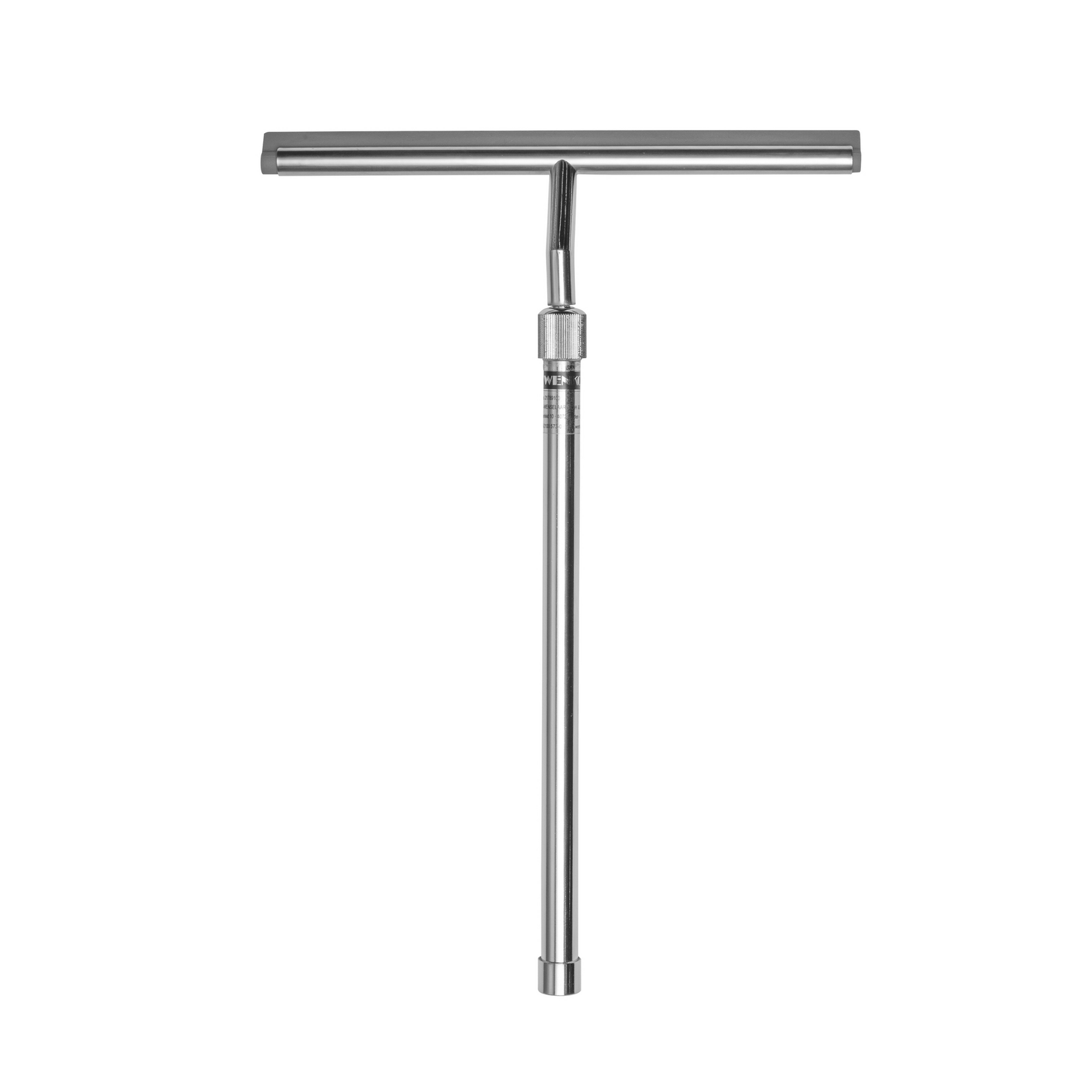 Duschabzieher teleskopierbar edelstahlfarben 26 x 59 x 3 cm